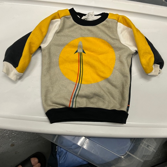 Bizz X Siss Graphic Sweatshirt, Little Mars X, 6-12M - Picture 3 of 5